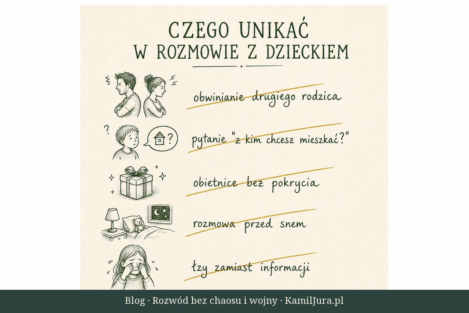 Czego unikać w rozmowie z dzieckiem