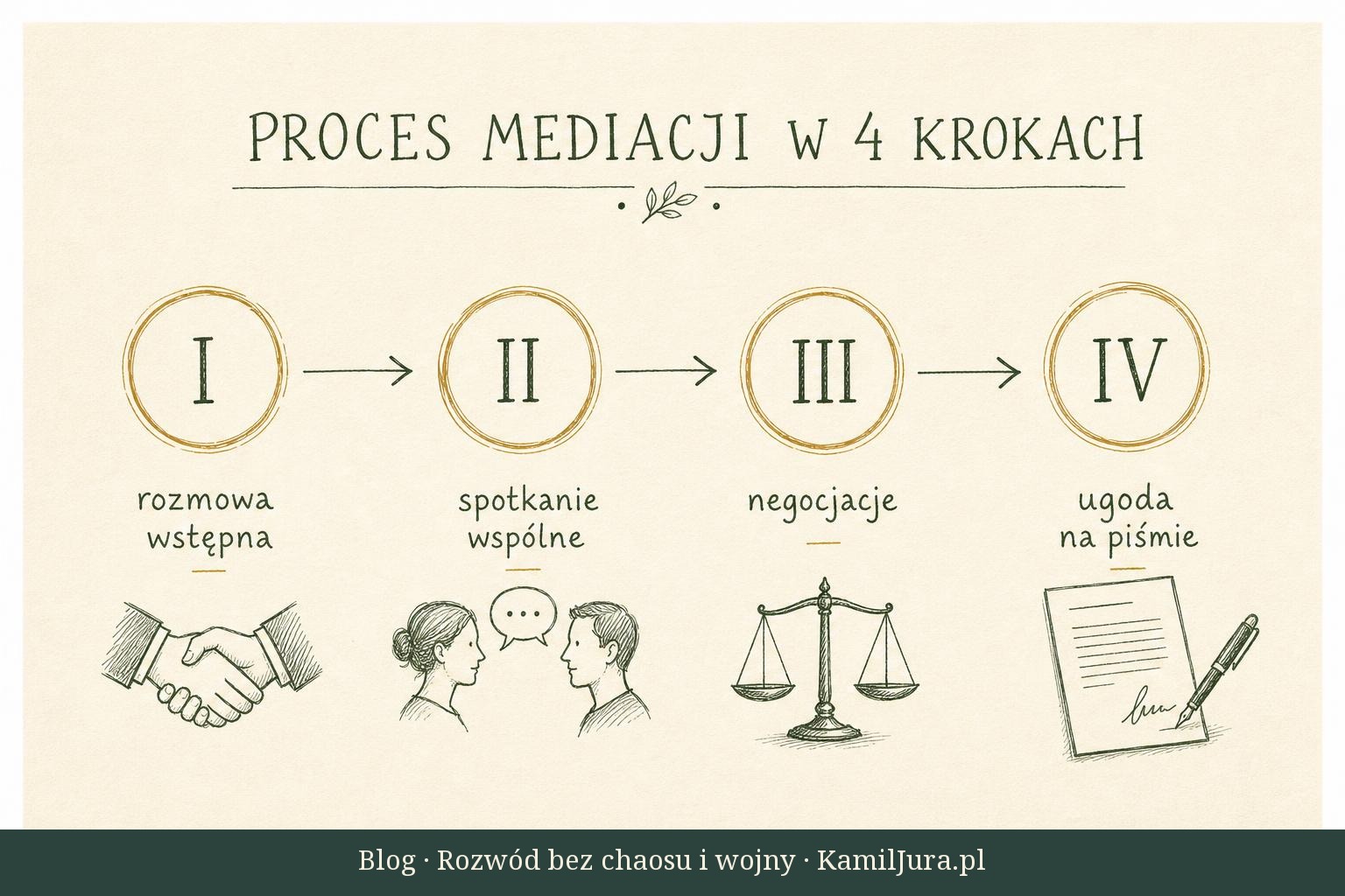Proces mediacji w 4 krokach