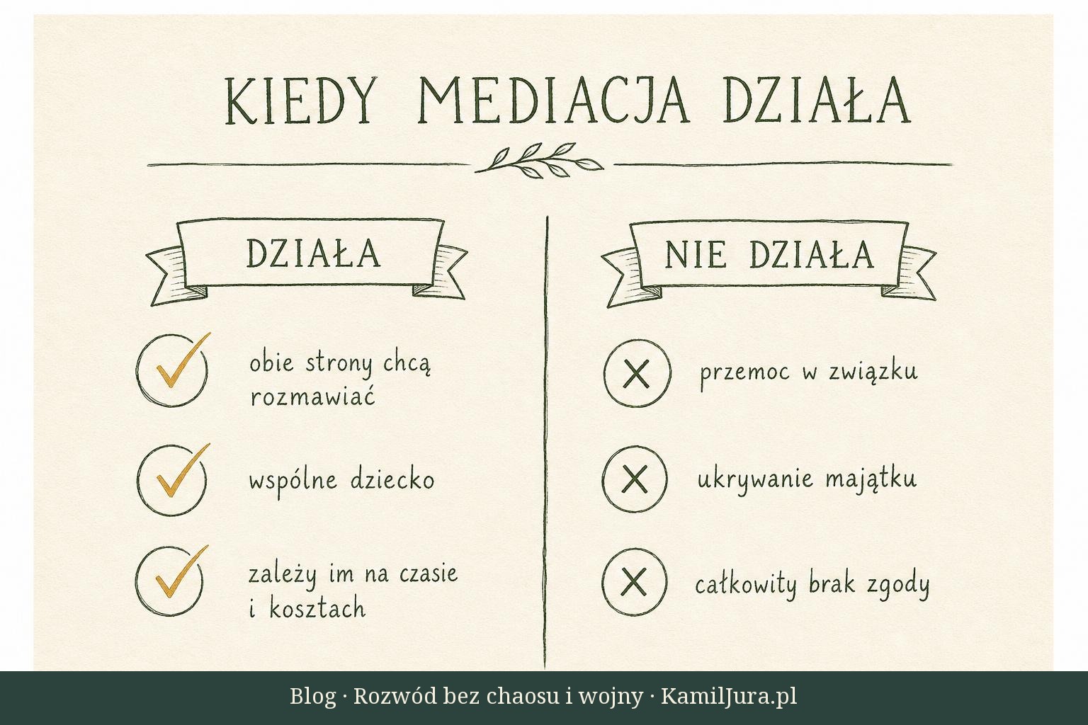 Kiedy mediacja działa